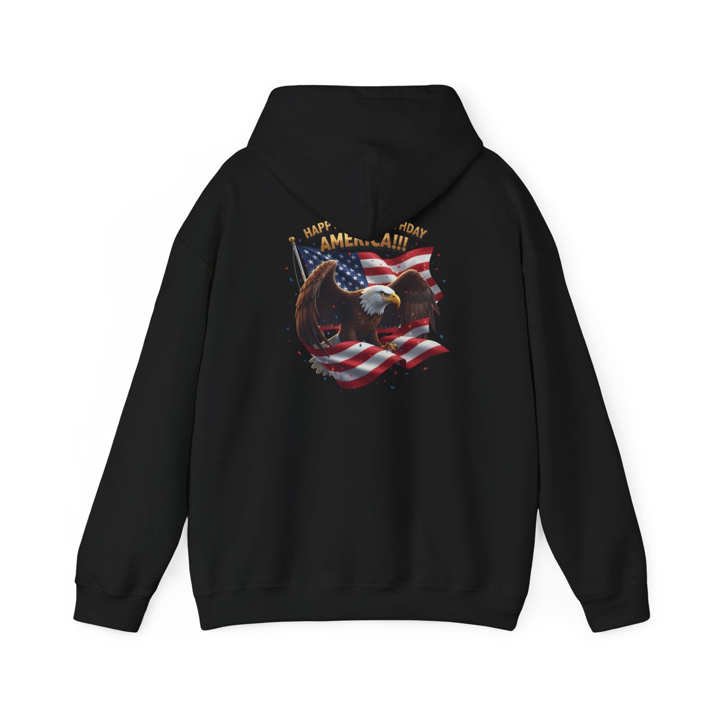 Happy 250th Birthday America Hoodie | Patriotic Celebration Sweatshirt