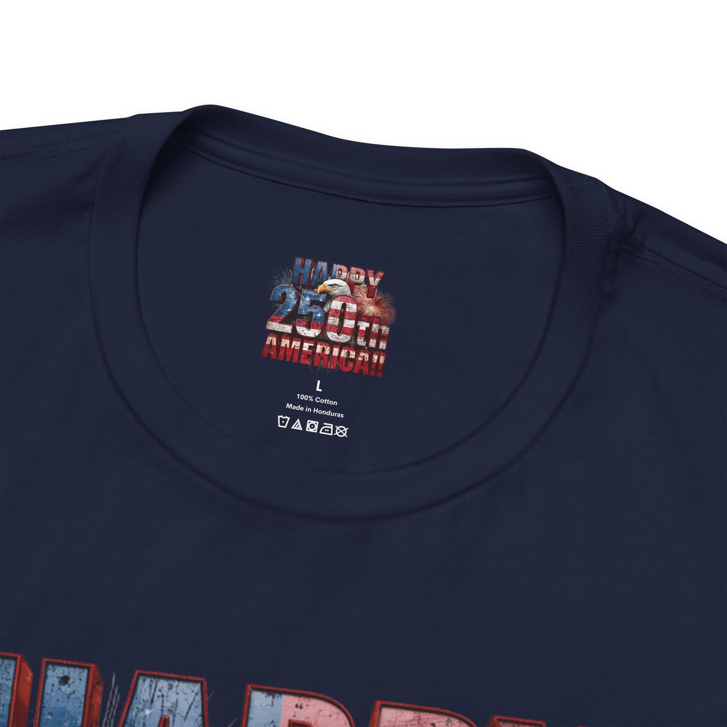 Happy 250th Birthday America T-Shirt | Patriotic Bald Eagle USA Flag Tee | 1776–2026