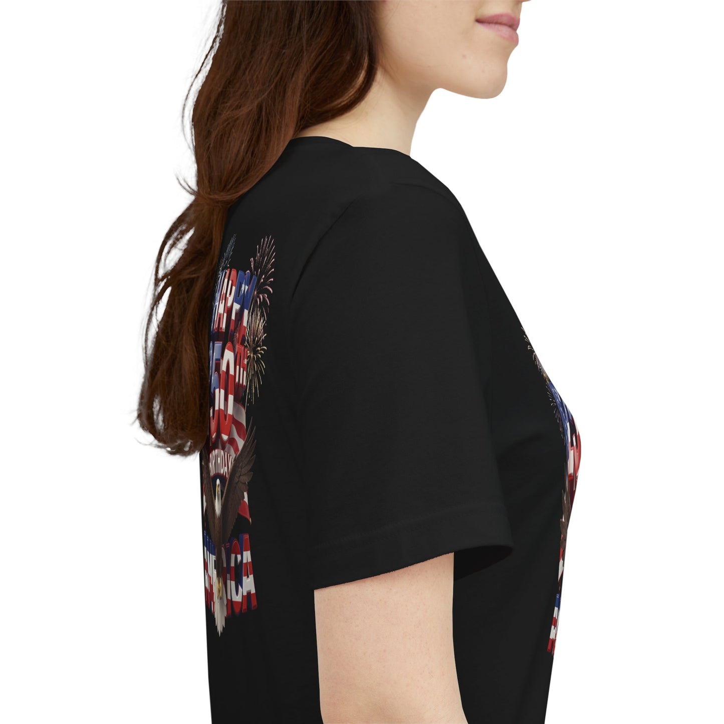 America 250th Birthday Eagle Fireworks T-Shirt | Patriotic Tee