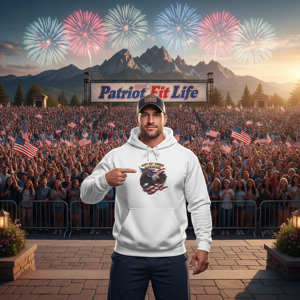 Happy 250th Birthday America Hoodie | Patriotic Celebration Sweatshirt