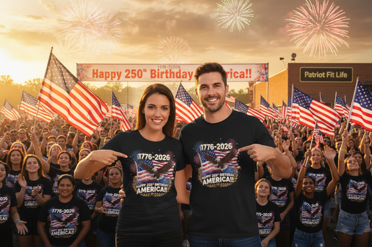 1776-2026 America 250th Anniversary T-Shirt | Patriotic Eagle & Flag Tee | Bella Canvas | XS-4XL