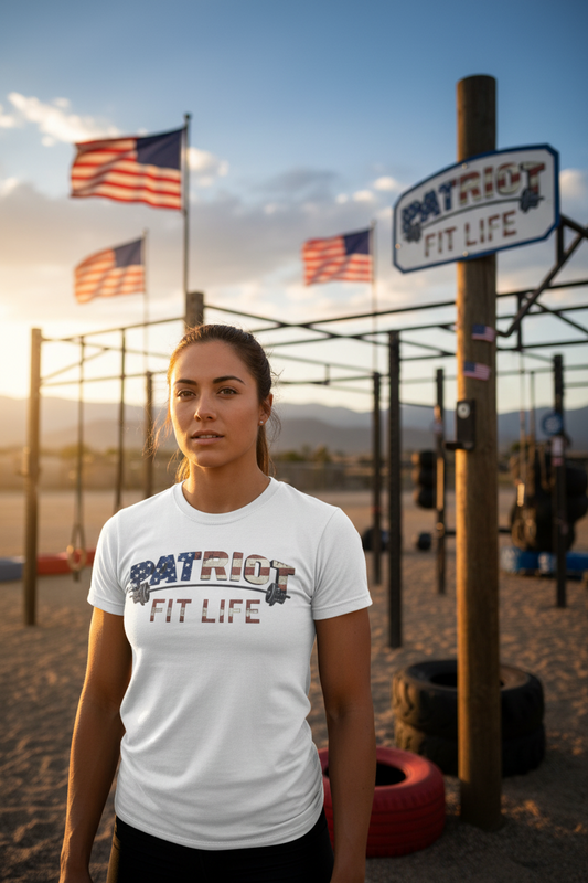 Patriot Fit Life T-Shirt | Premium American Flag Fitness Tee