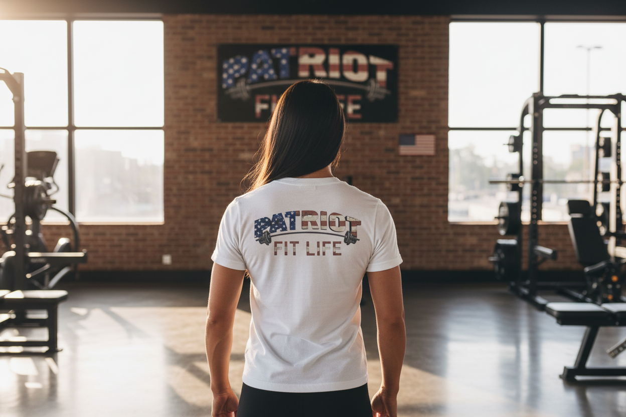 Patriot Fit Life T-Shirt | Premium American Flag Fitness Tee