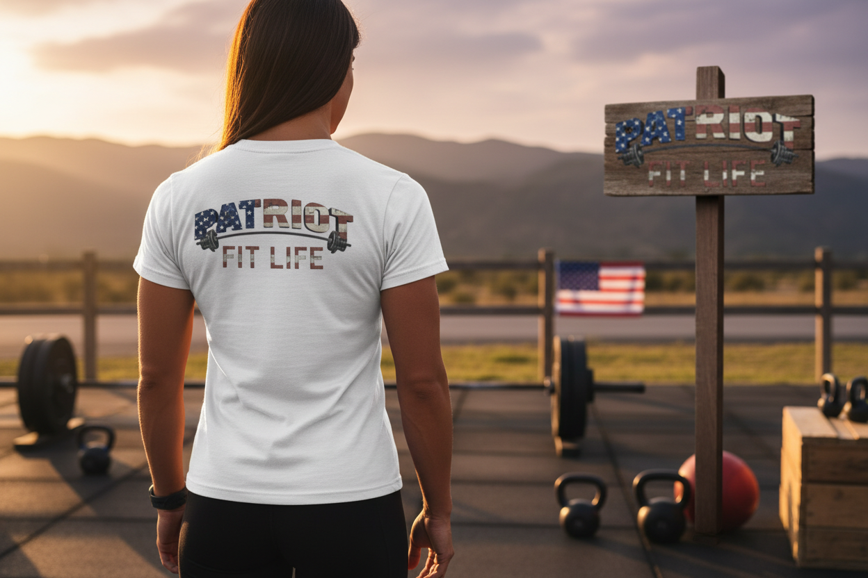 Patriot Fit Life T-Shirt | Premium American Flag Fitness Tee