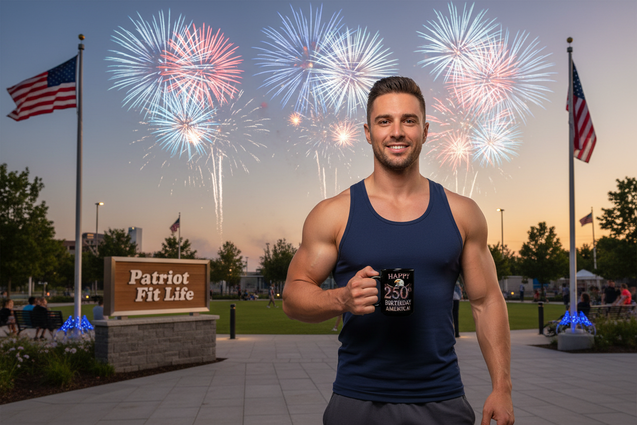 Happy 250th Birthday America Black Mug - Patriotic Eagle Coffee Cup | 11oz & 15oz