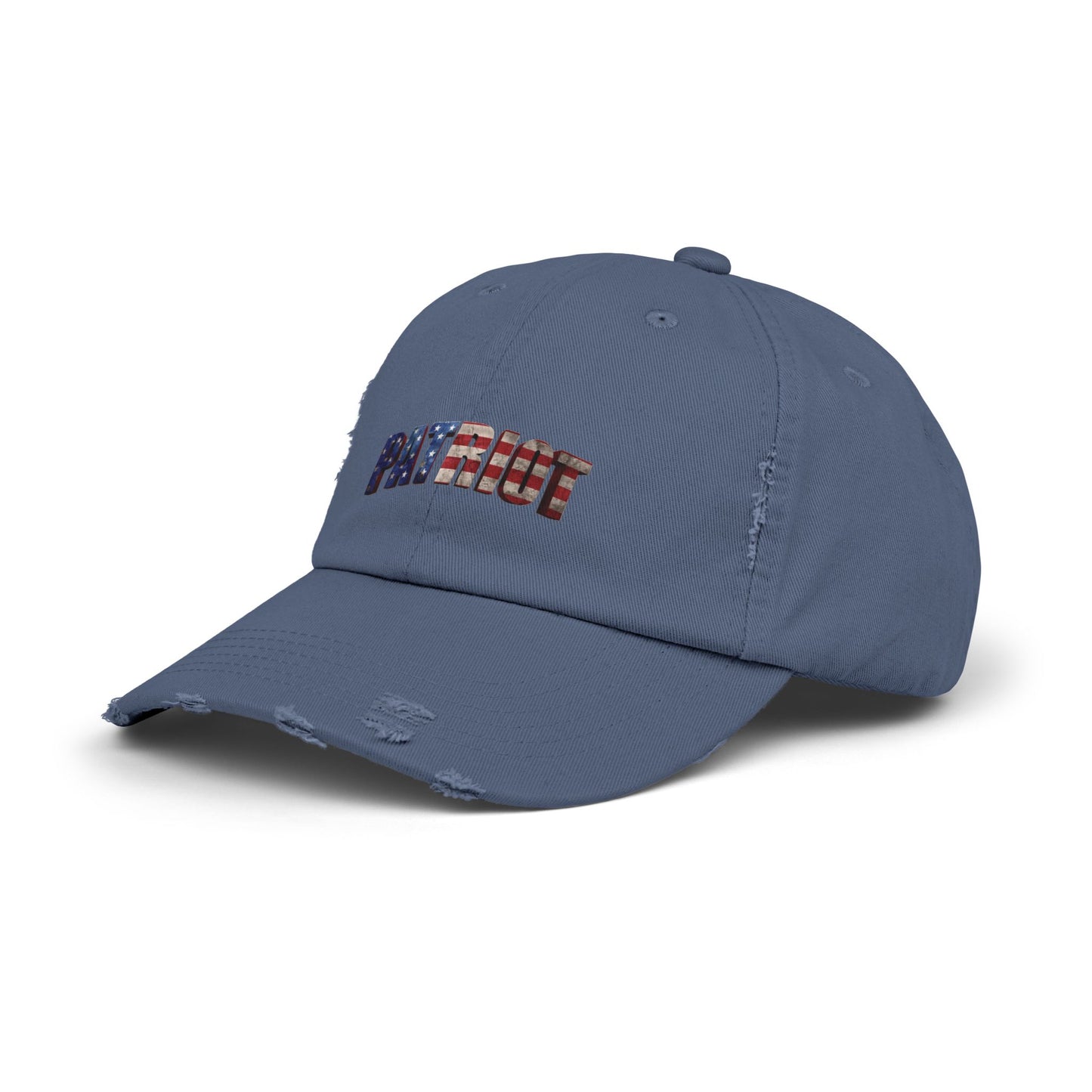Distressed Patriot Baseball Cap - American Flag Hat
