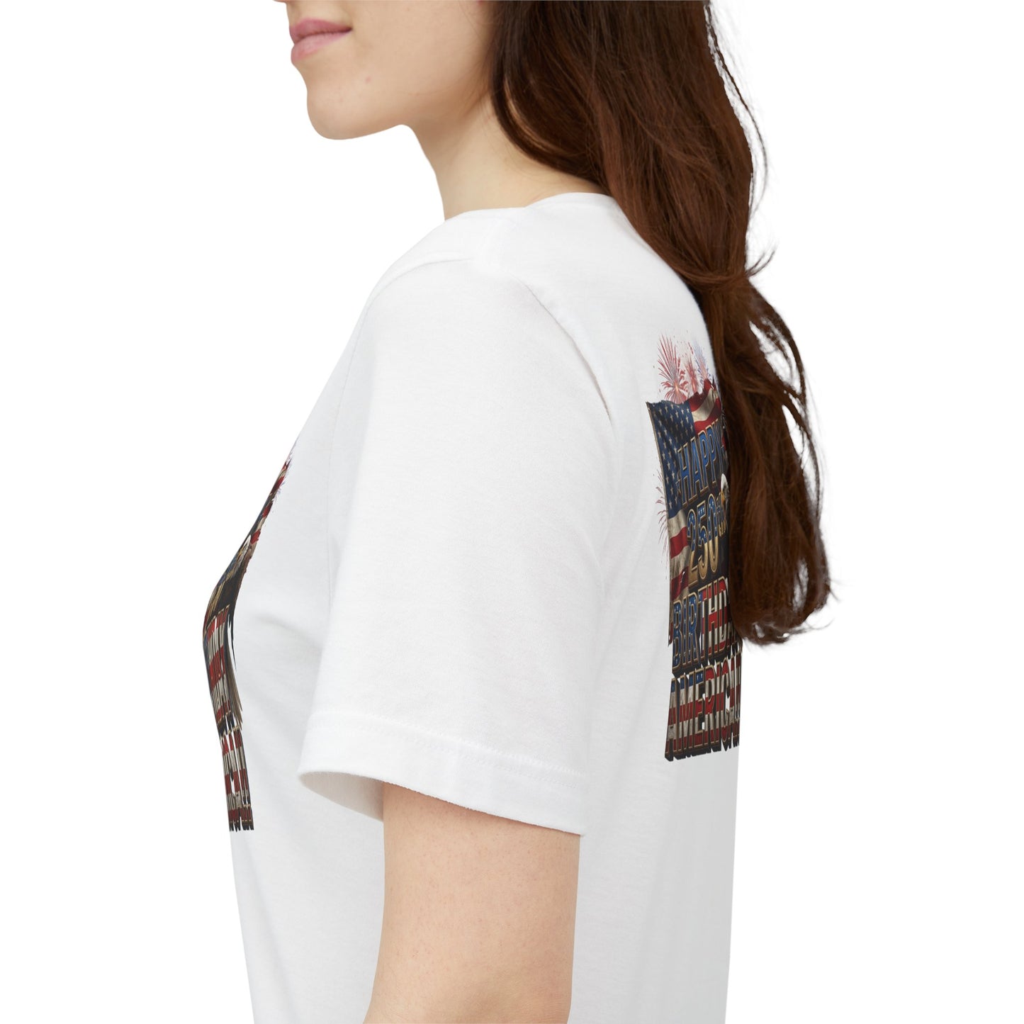 Happy 250th Birthday America T-Shirt | Patriotic Bald Eagle & Flag Tee | July 4th 2026 | 1776–2026
