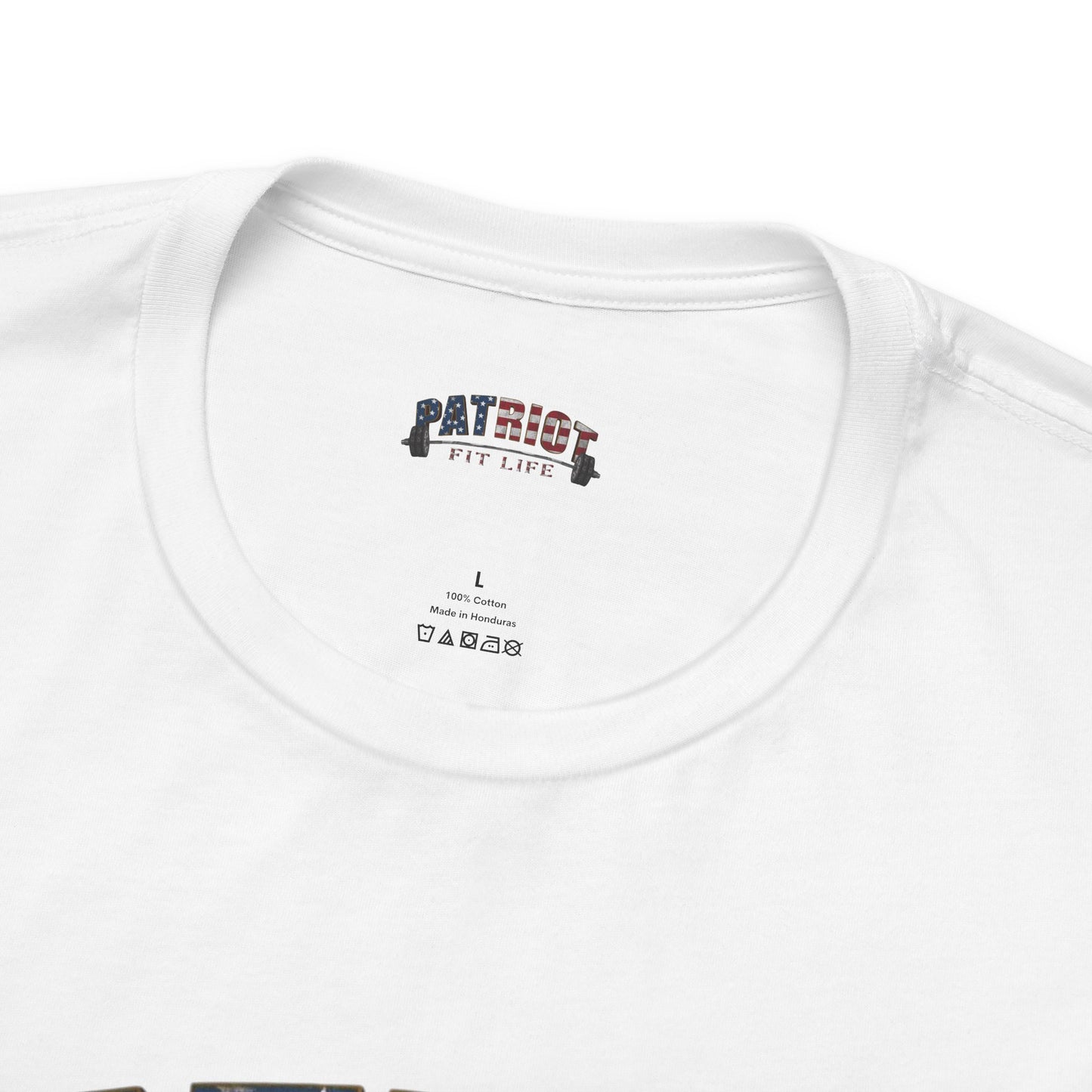 Patriot Fit Life T-Shirt | American Flag Weightlifting Gym Tee