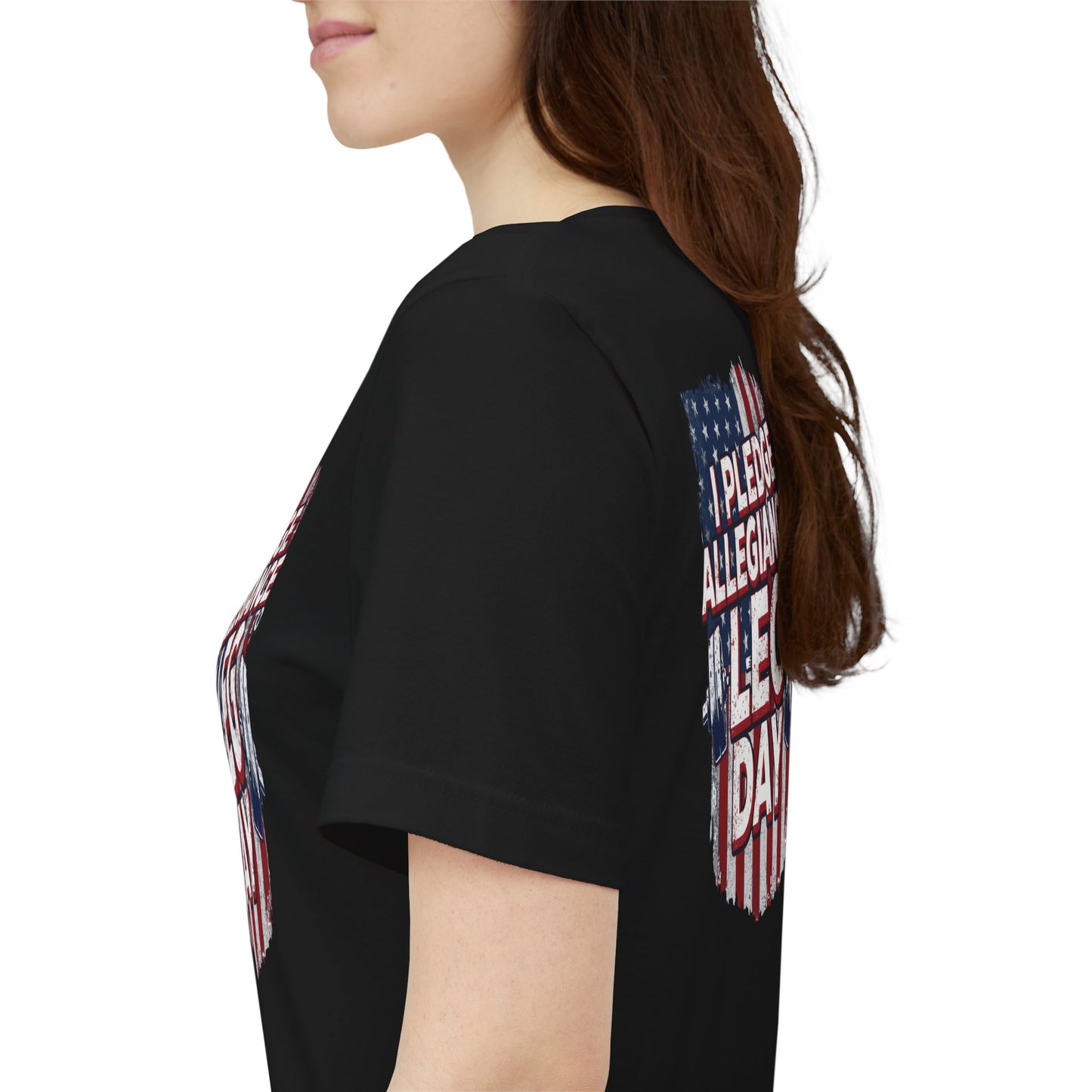 I Pledge Allegiance to Leg Day Shirt | Patriotic Gym Tee