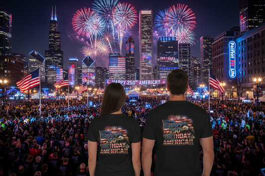 Happy 250th Birthday America T-Shirt | Patriotic Bald Eagle & Flag Tee | July 4th 2026 | 1776–2026