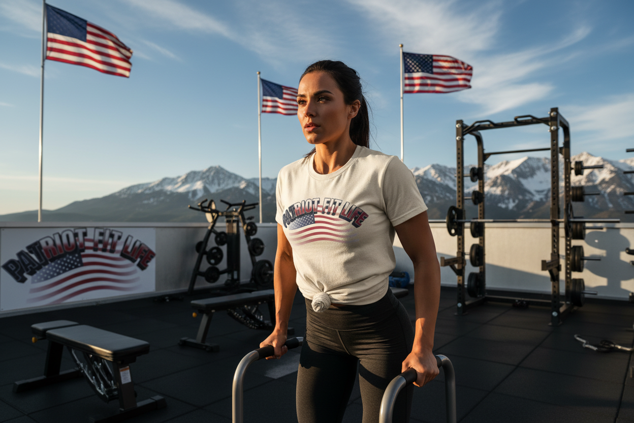 Patriot Fit Life T-Shirt | Vintage American Flag Graphic Tee
