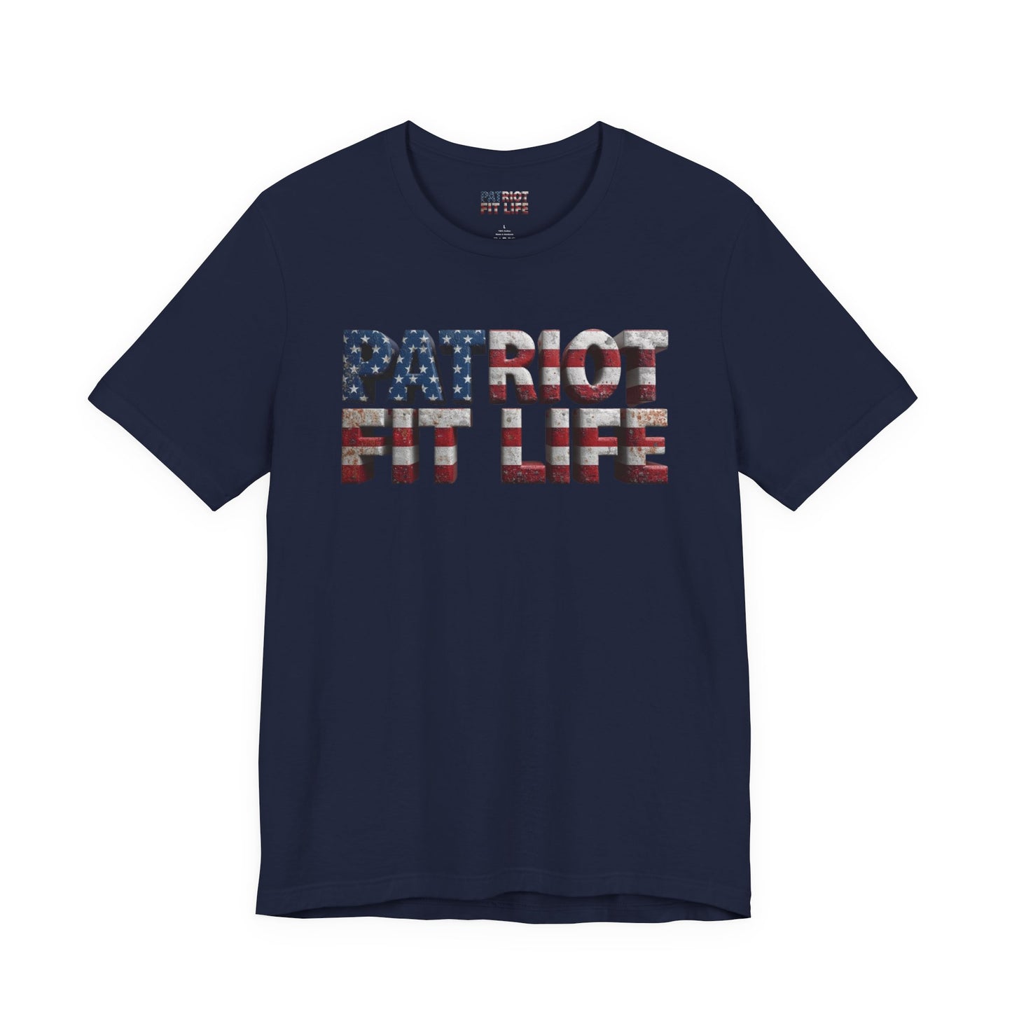 Patriot Fit Life American Flag Gym T-Shirt | Fitness Apparel