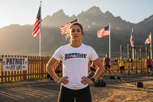 Patriot Graphic Tee - American Flag Short Sleeve T-Shirt