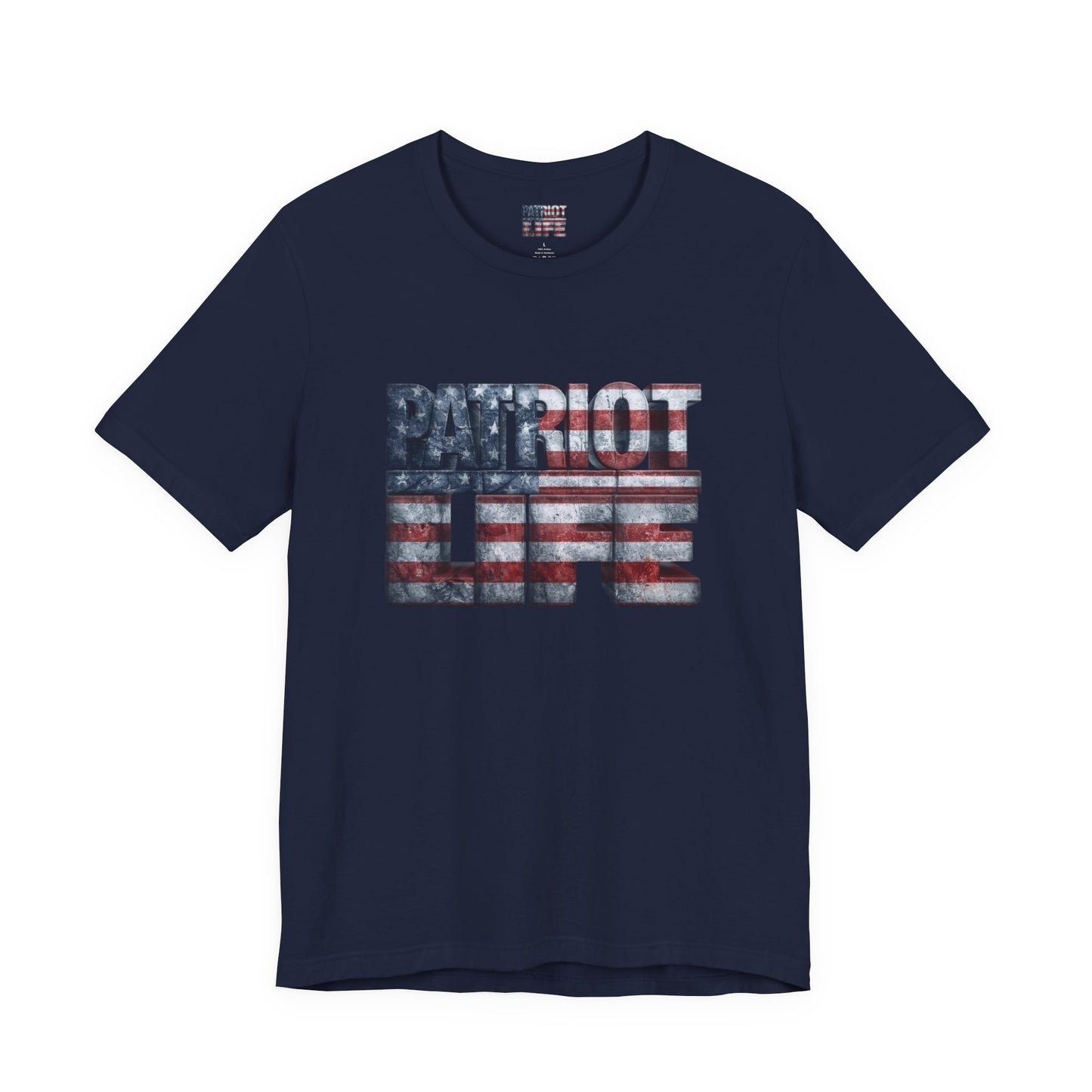 Patriot Life American Flag T-Shirt | Distressed Graphic Tee Unisex