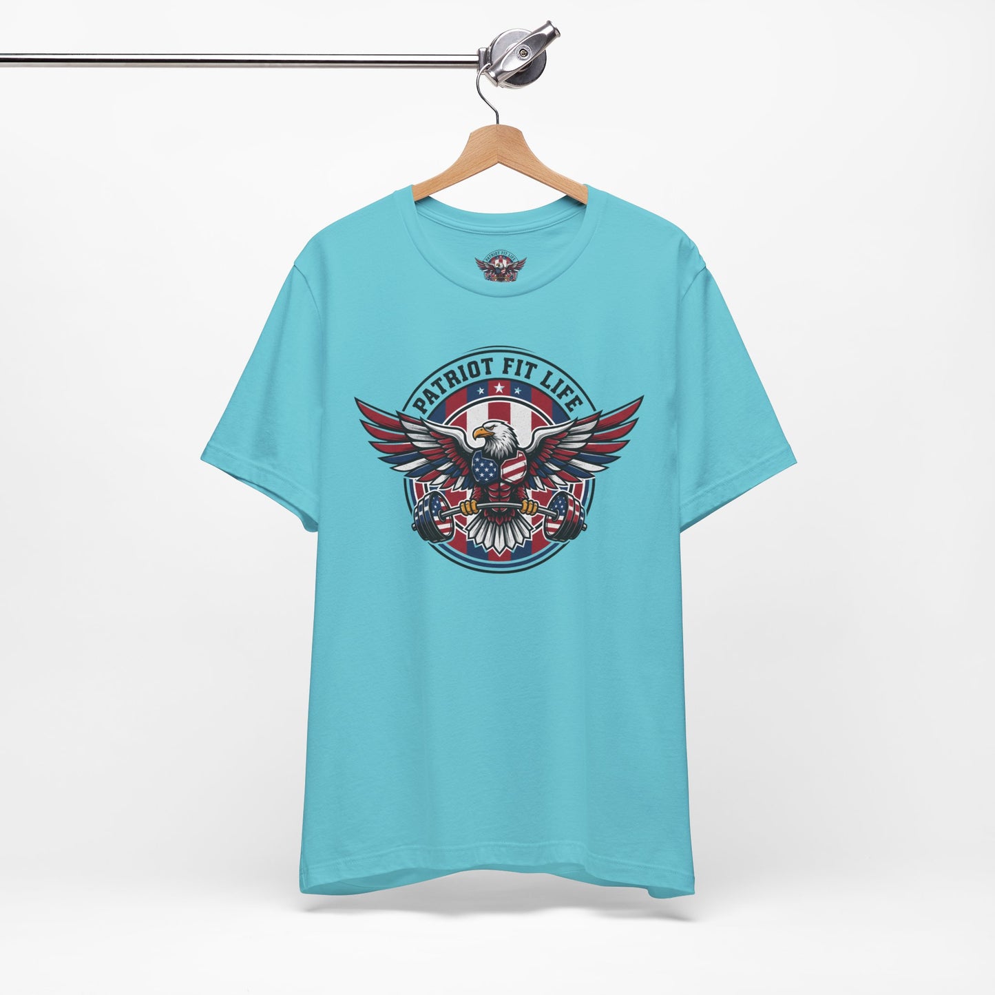 Patriot Fit Life Eagle T-Shirt | American Flag Fitness Tee