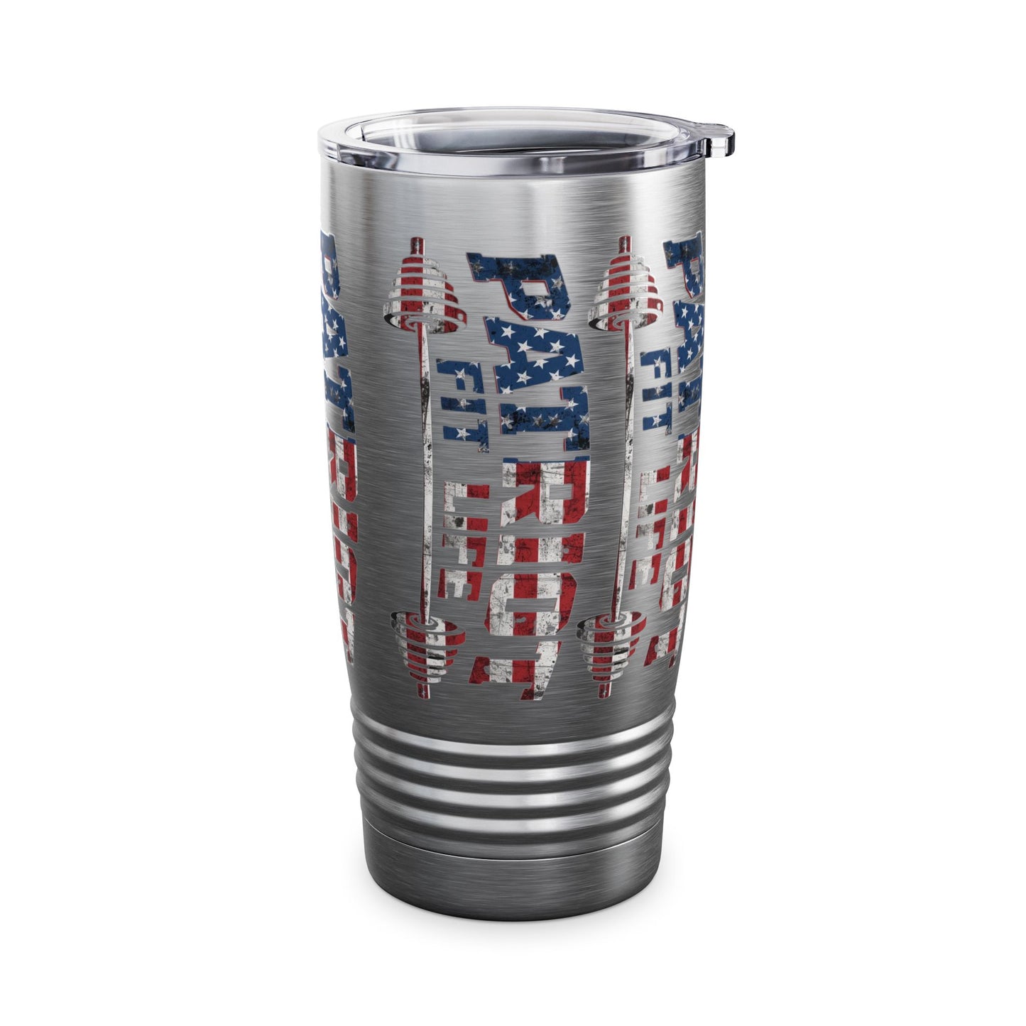 Patriot Fit Life 20oz Ringneck Tumbler  American Flag Insulated Travel Mug