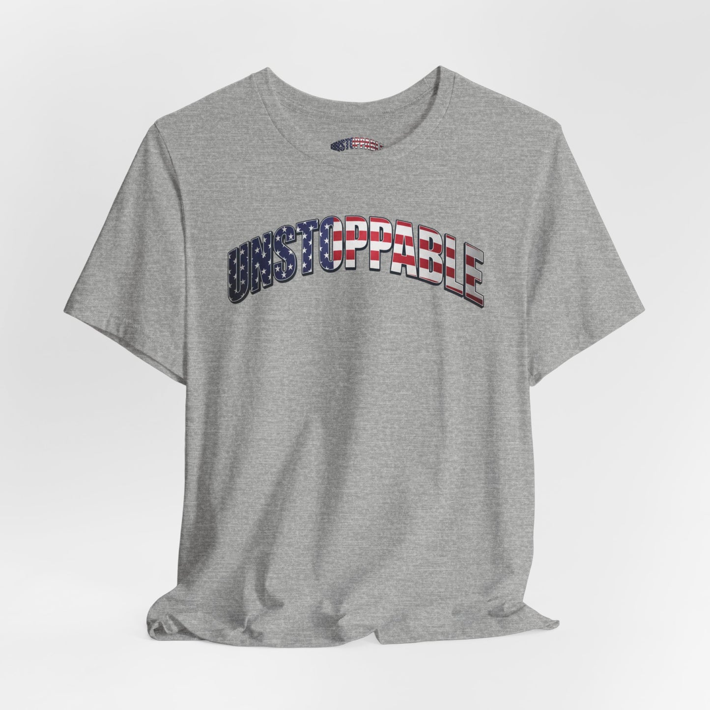 Unstoppable American Flag T-Shirt | Patriotic Graphic Tee