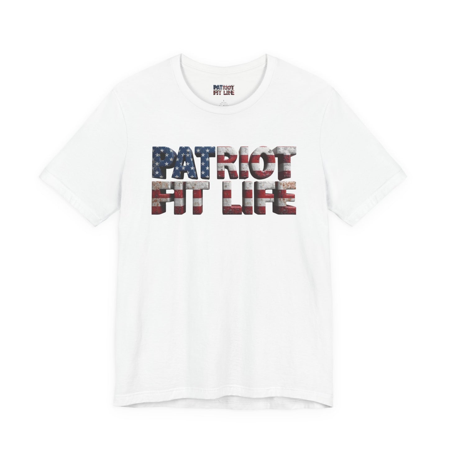 Patriot Fit Life American Flag Gym T-Shirt | Fitness Apparel