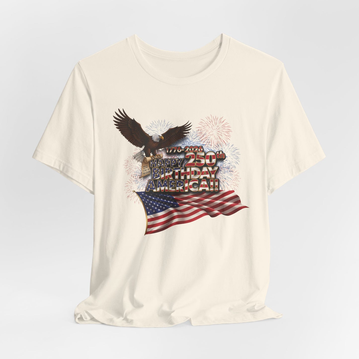 God Bless America T-Shirt | Patriotic Eagle & Flag Tee | Bella Canvas | XS-4XL | July 4th 2026