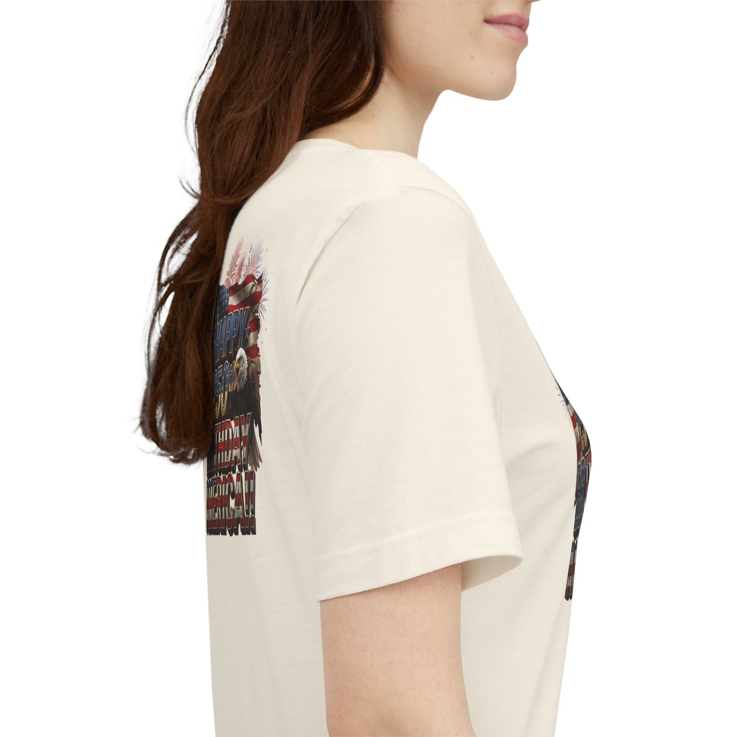 Happy 250th Birthday America T-Shirt | Patriotic Bald Eagle & Flag Tee | July 4th 2026 | 1776–2026