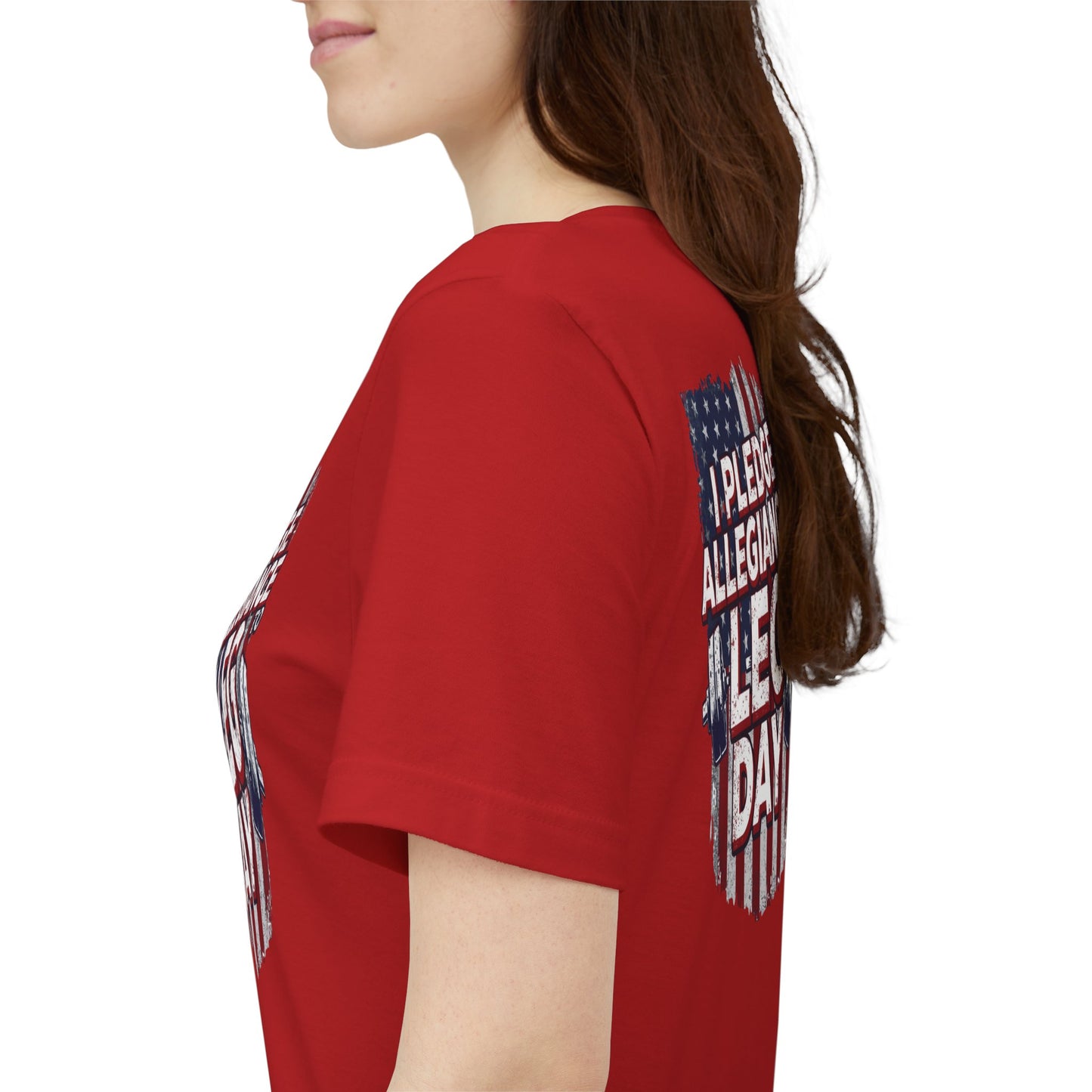 I Pledge Allegiance to Leg Day Shirt | Patriotic Gym Tee