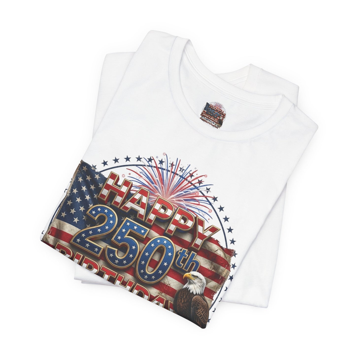 1776–2026 America 250th Birthday T-Shirt | Patriotic Eagle & Flag Tee | July 4th 2026 Commemorative