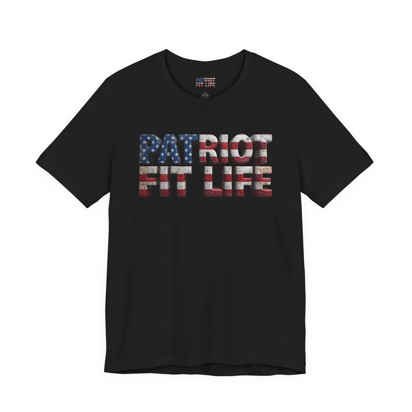 Patriot Fit Life American Flag Gym T-Shirt | Fitness Apparel