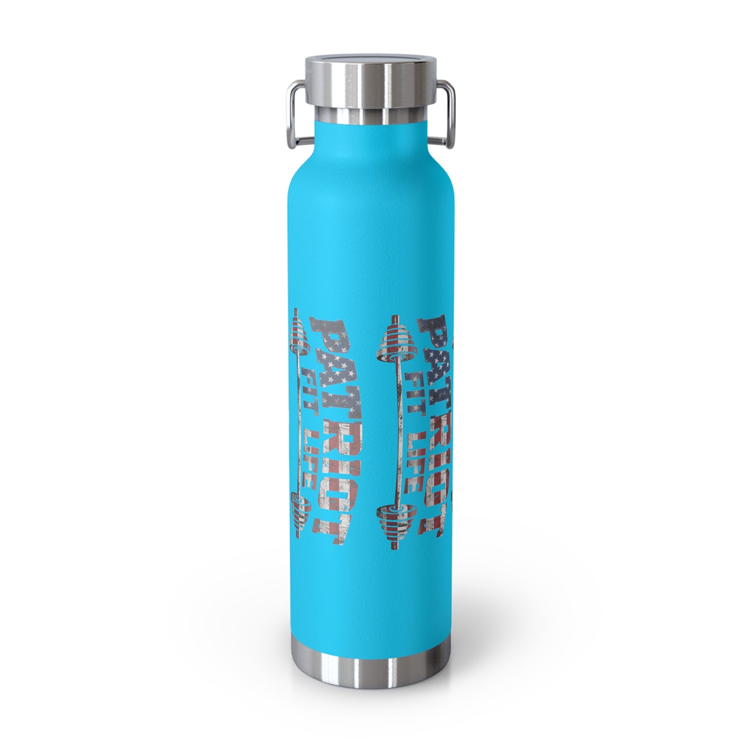 Patriot Fit Life 22oz Copper Insulated Bottle | American Flag Water Bottle