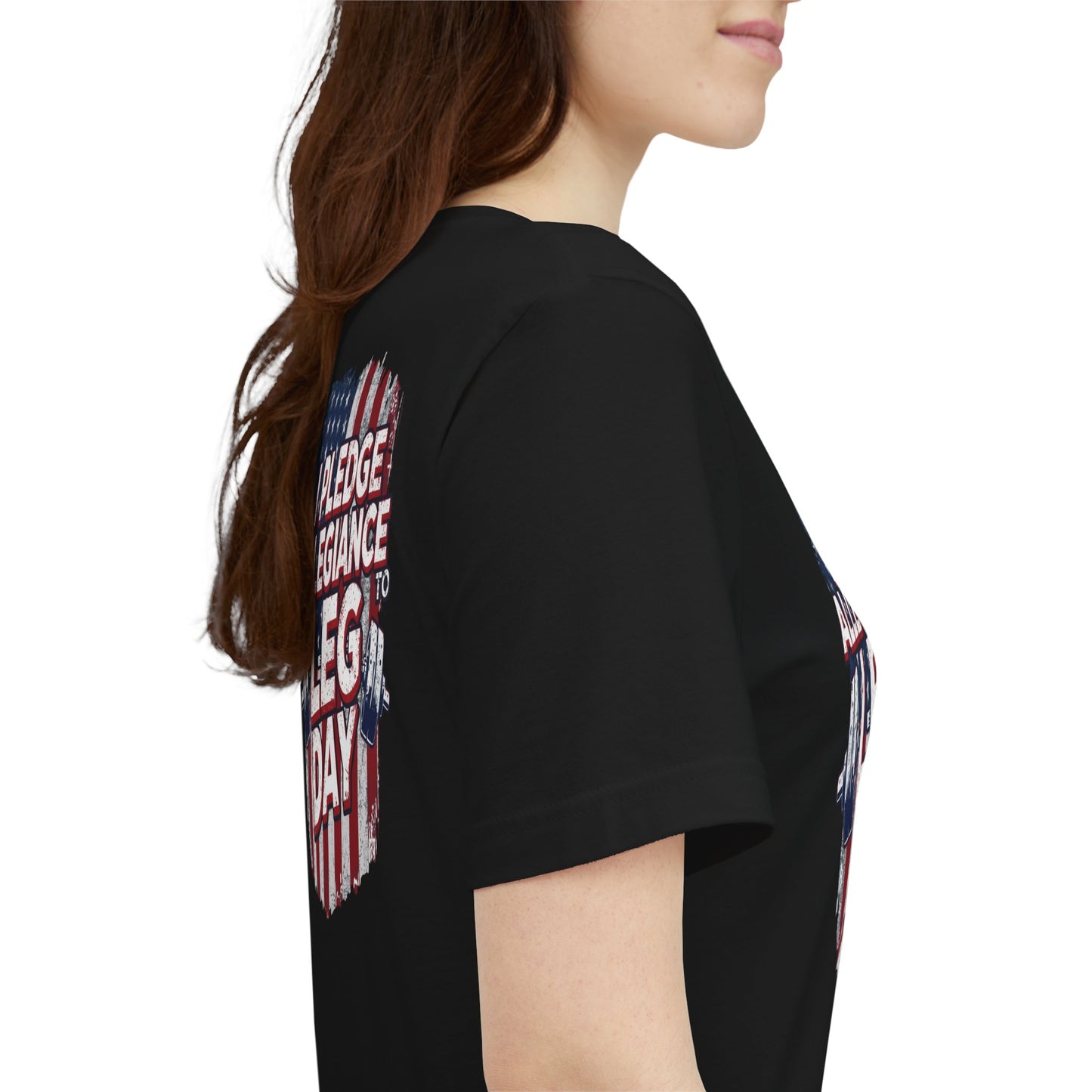 I Pledge Allegiance to Leg Day Shirt | Patriotic Gym Tee