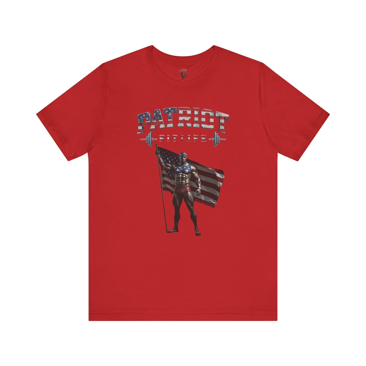 Patriot Fit Life Tee - American Flag Fitness T-Shirt