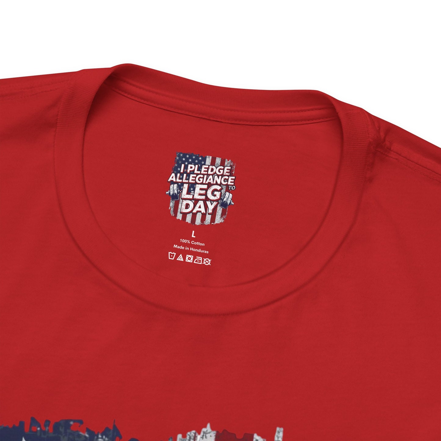 I Pledge Allegiance to Leg Day Shirt | Patriotic Gym Tee