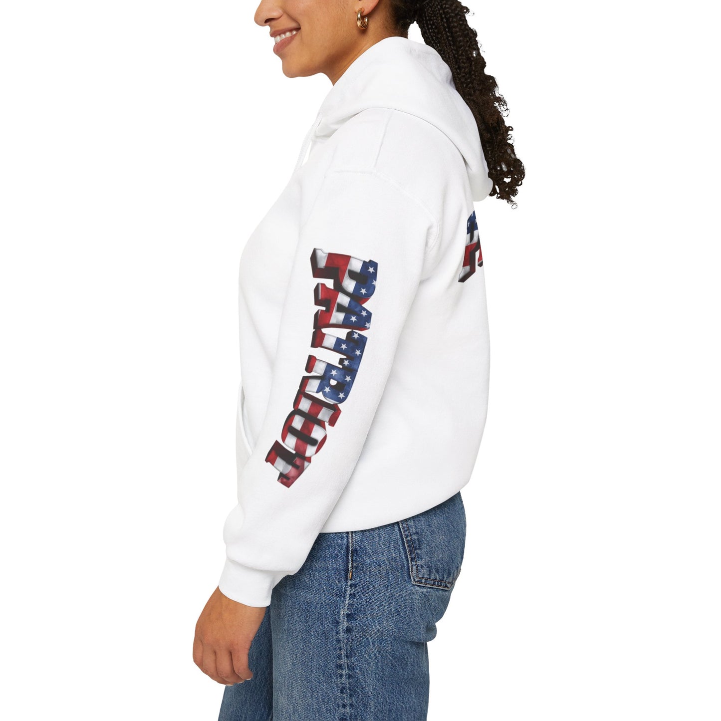 Patriot Hoodie - American Flag Graphic Pullover Sweatshirt