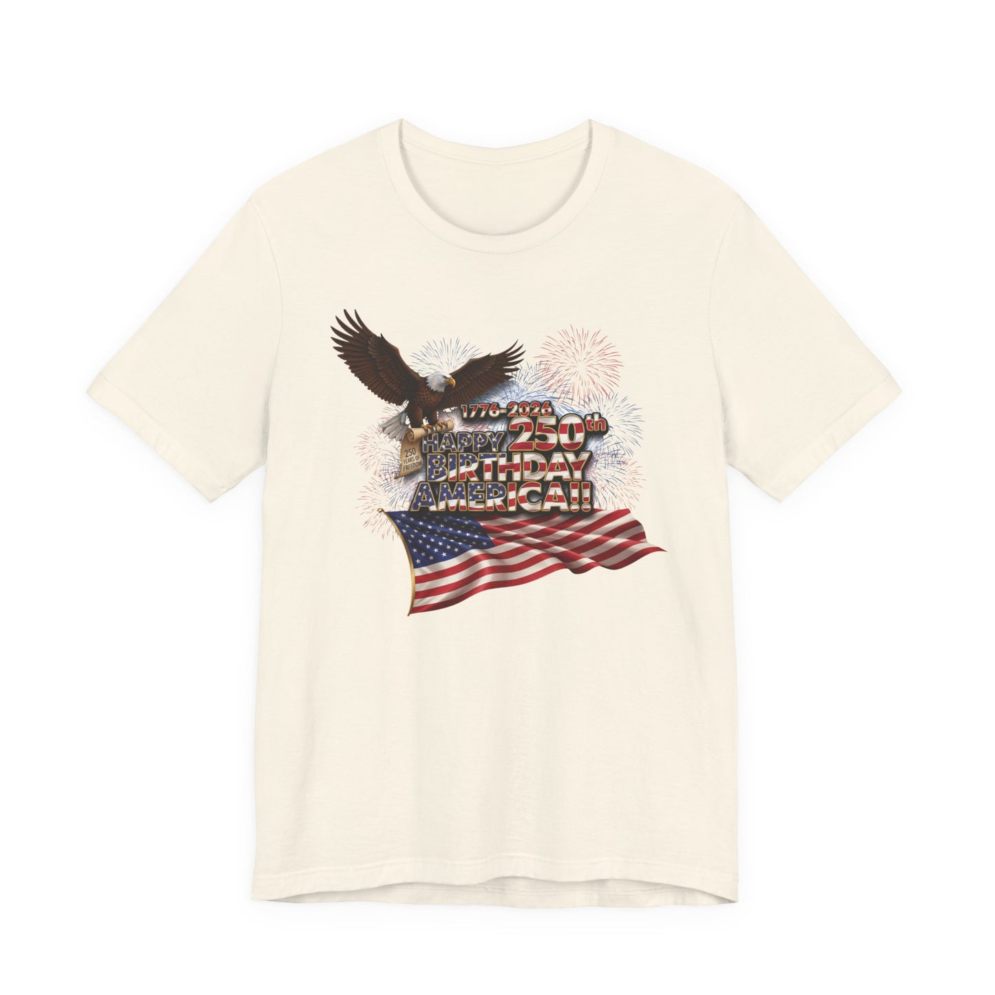God Bless America T-Shirt | Patriotic Eagle & Flag Tee | Bella Canvas | XS-4XL | July 4th 2026