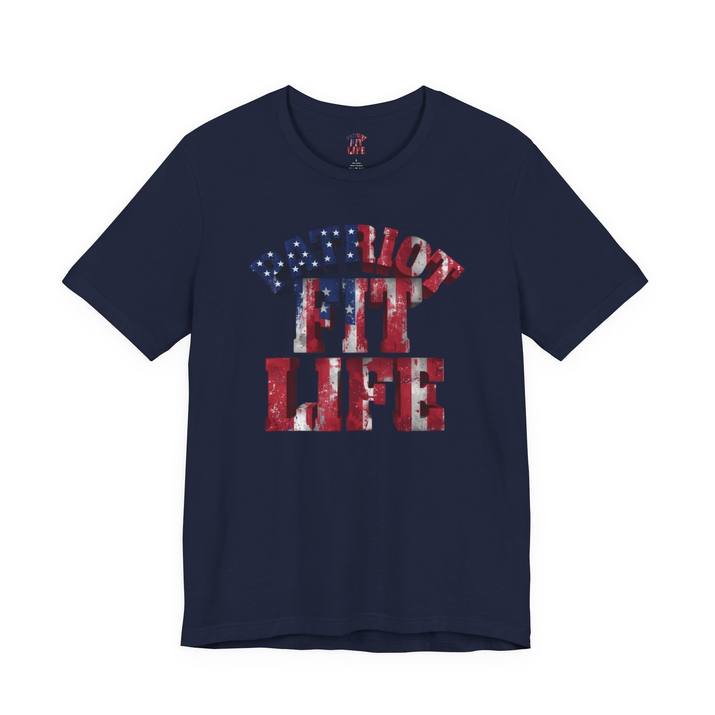 Patriot Fit Life T-Shirt - American Flag Gym Tee