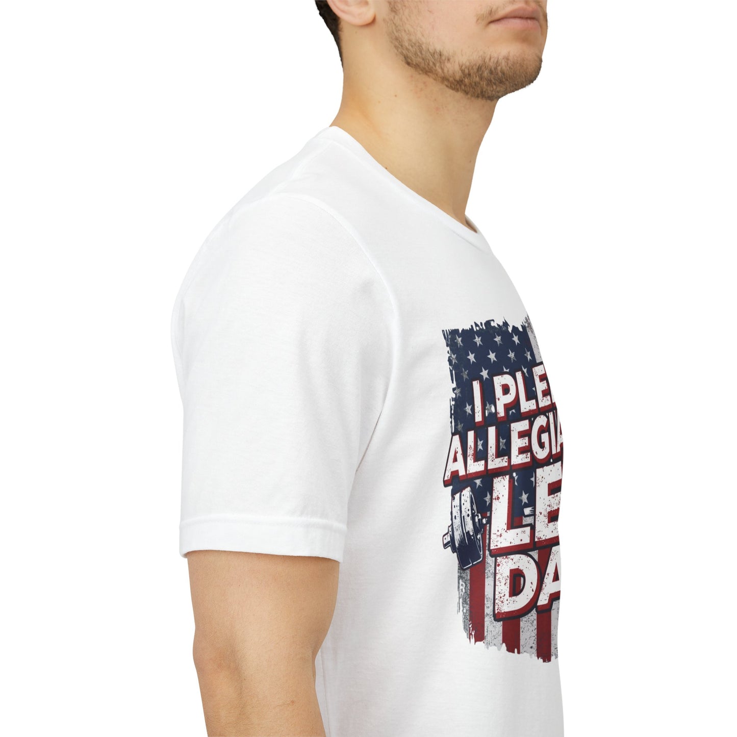 I Pledge Allegiance to Leg Day Shirt | Patriotic Gym Tee