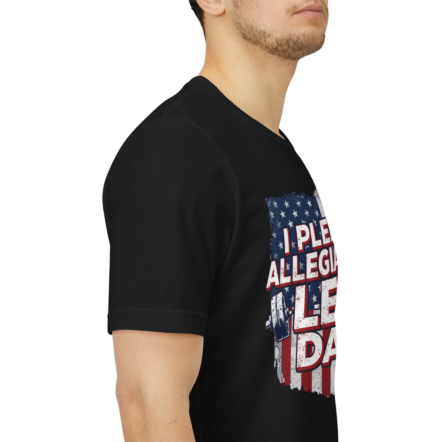 I Pledge Allegiance to Leg Day Shirt | Patriotic Gym Tee