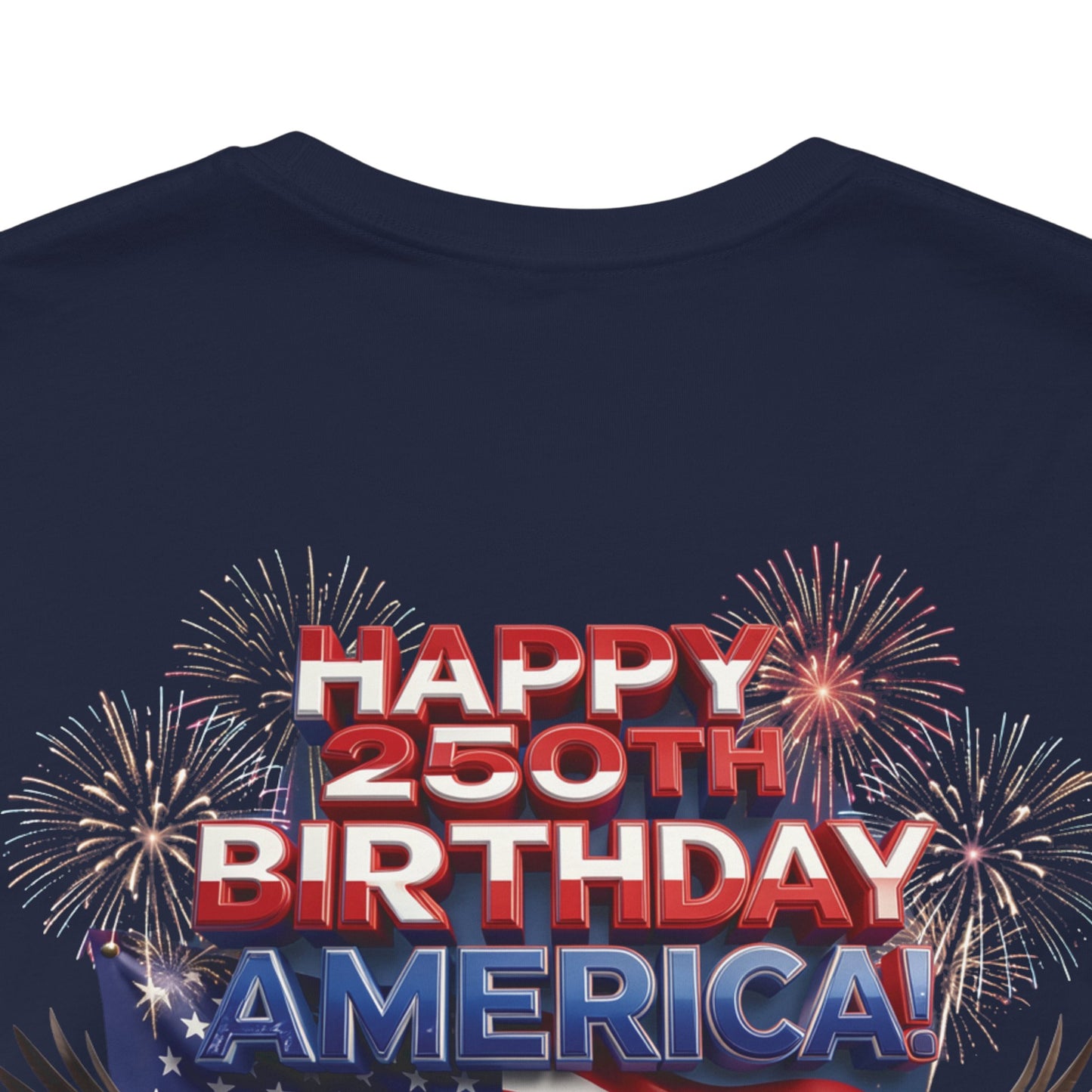 America 250th Birthday Eagle Flag T-Shirt | Patriotic Tee