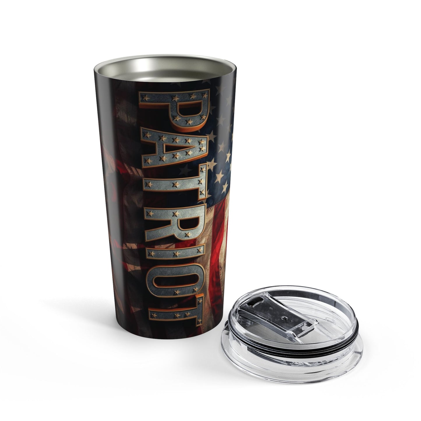 Patriot 20oz Tumbler - American Flag Insulated Stainless Steel Travel Cup