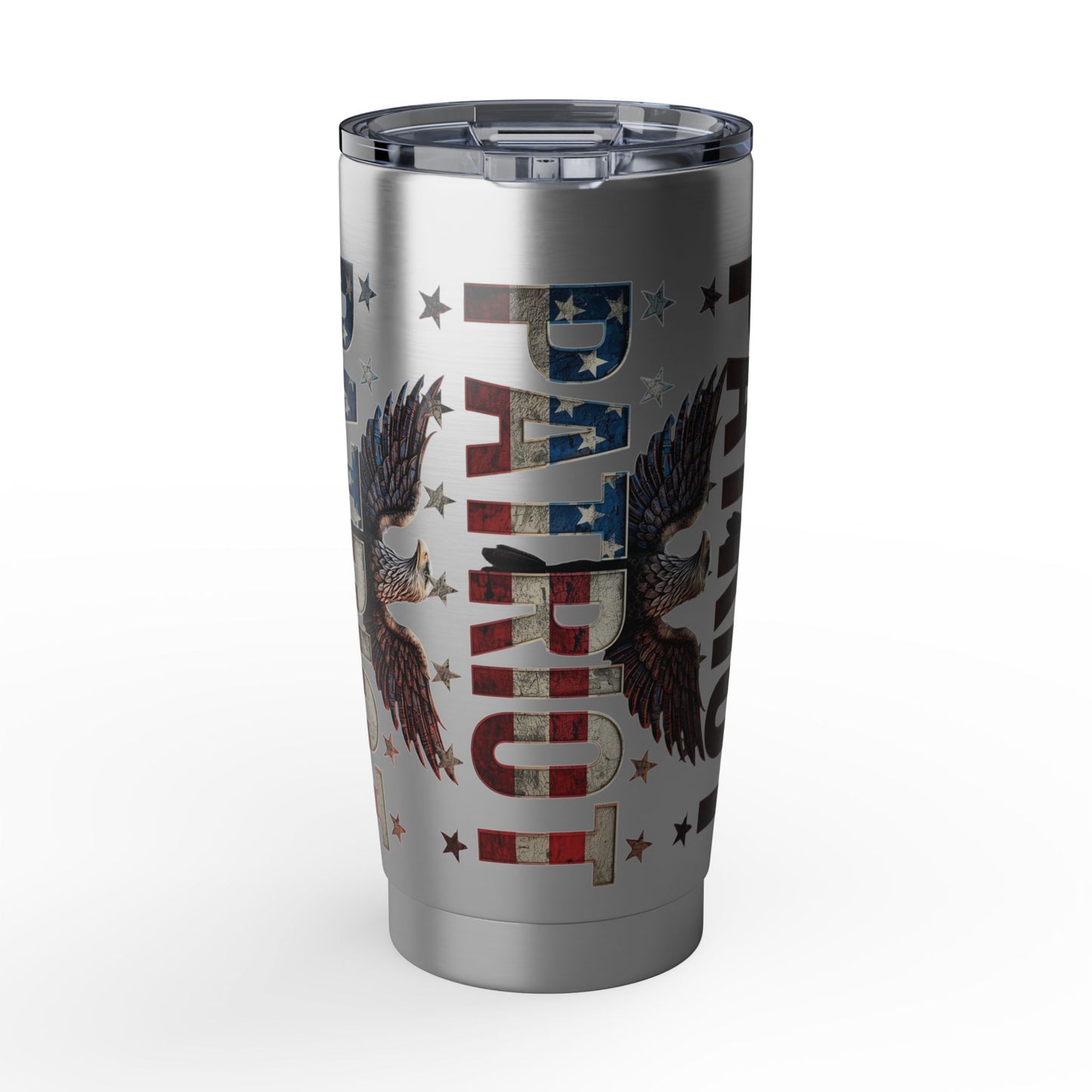 Patriot 20oz Tumbler - American Flag Eagle Stainless Steel Travel Mug