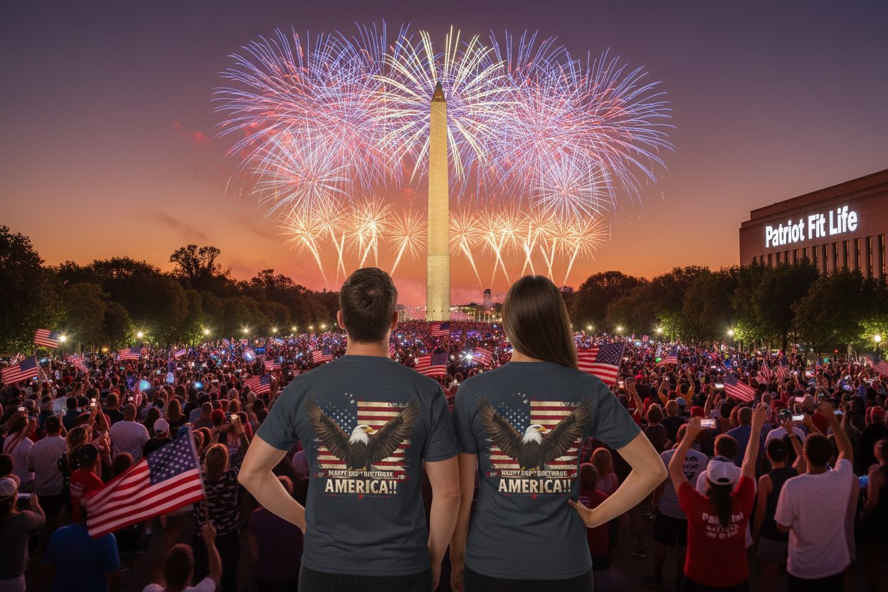 Happy 250th Birthday America T-Shirt | Patriotic Bald Eagle Flag Tri-Blend Tee | 1776–2026