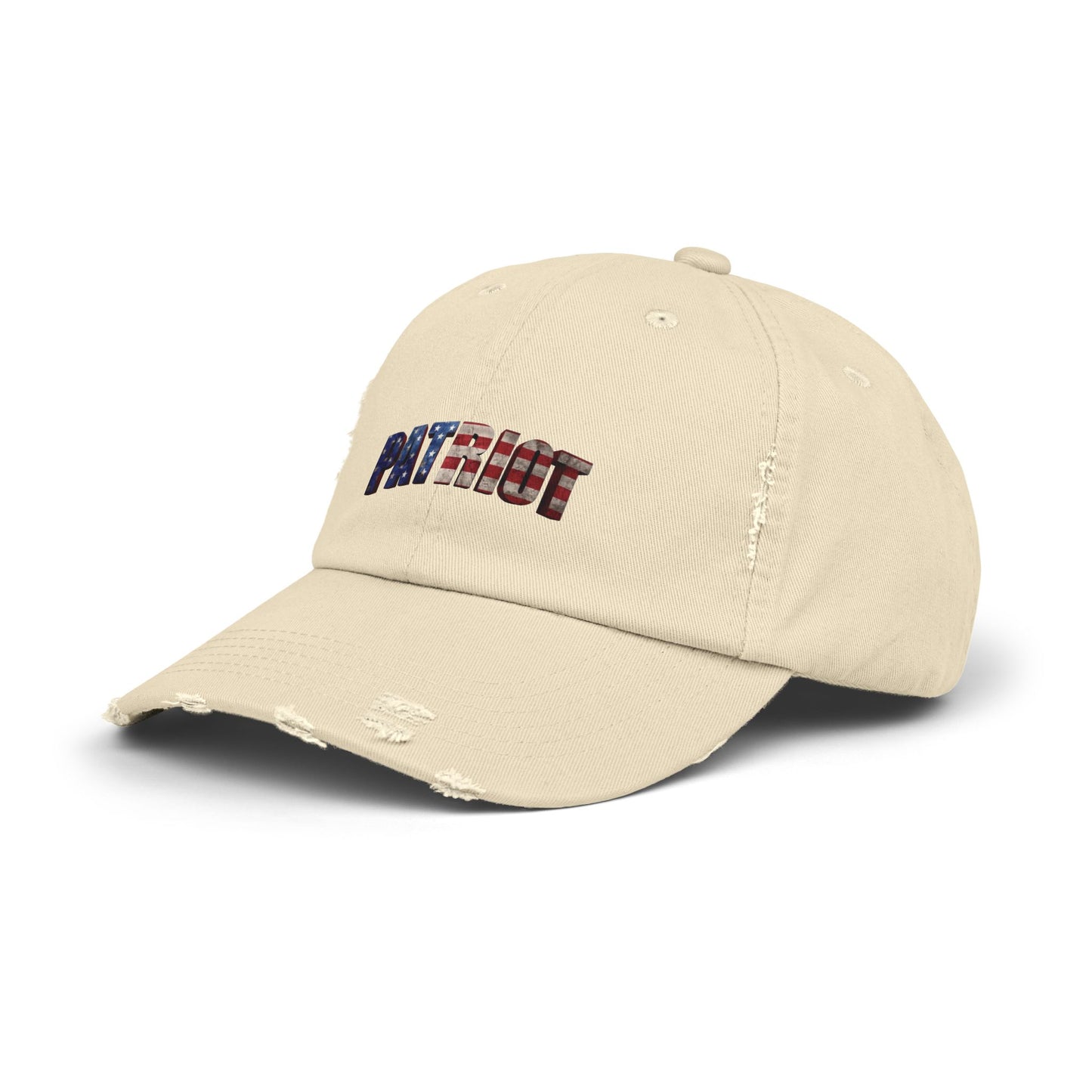 Distressed Patriot Baseball Cap - American Flag Hat