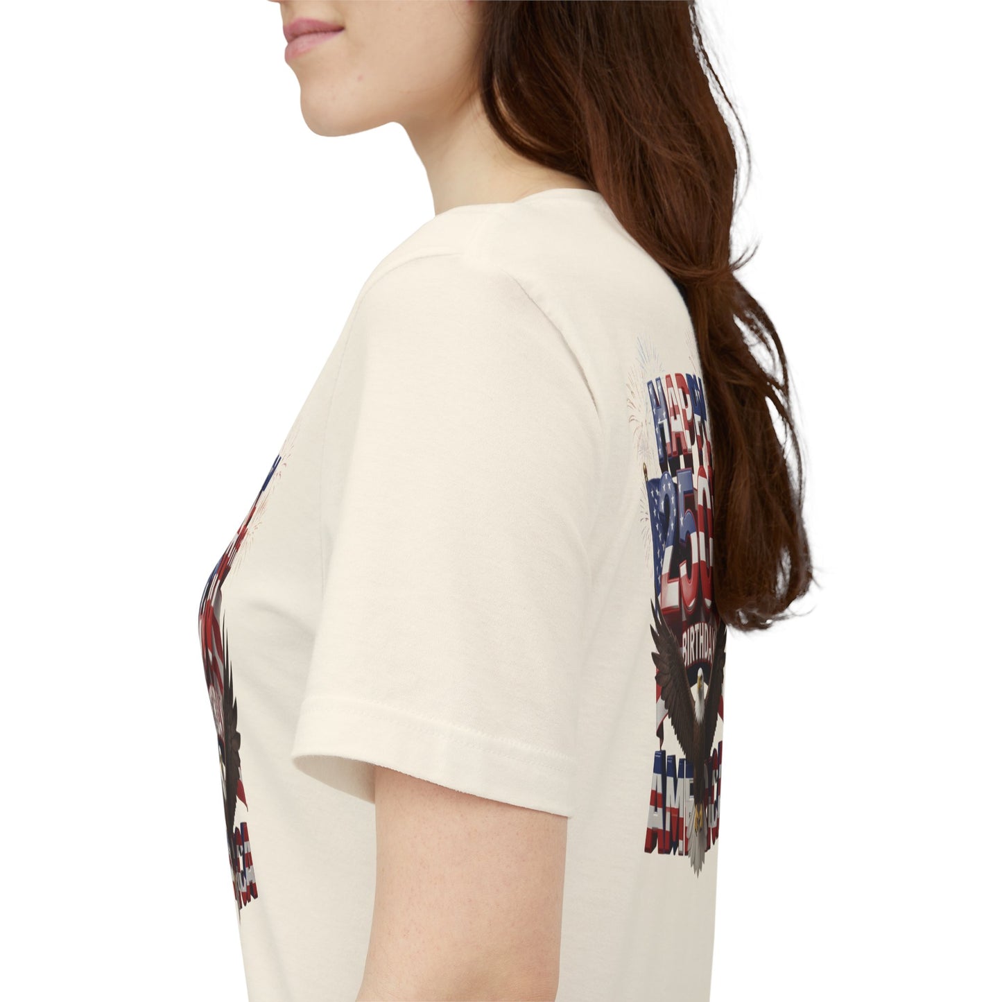 America 250th Birthday Eagle Fireworks T-Shirt | Patriotic Tee