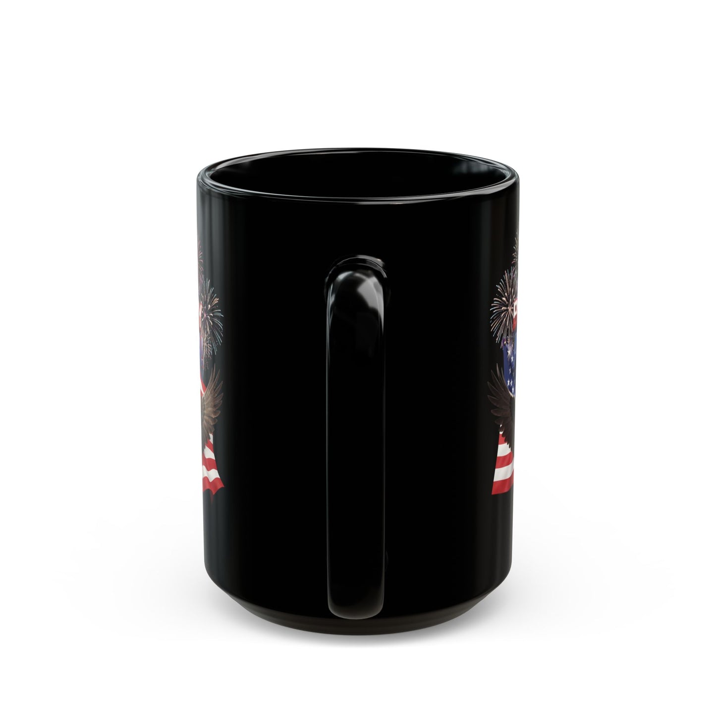 250th Anniversary Eagle Mug - Patriotic Black Ceramic Coffee Mug | 11oz & 15oz