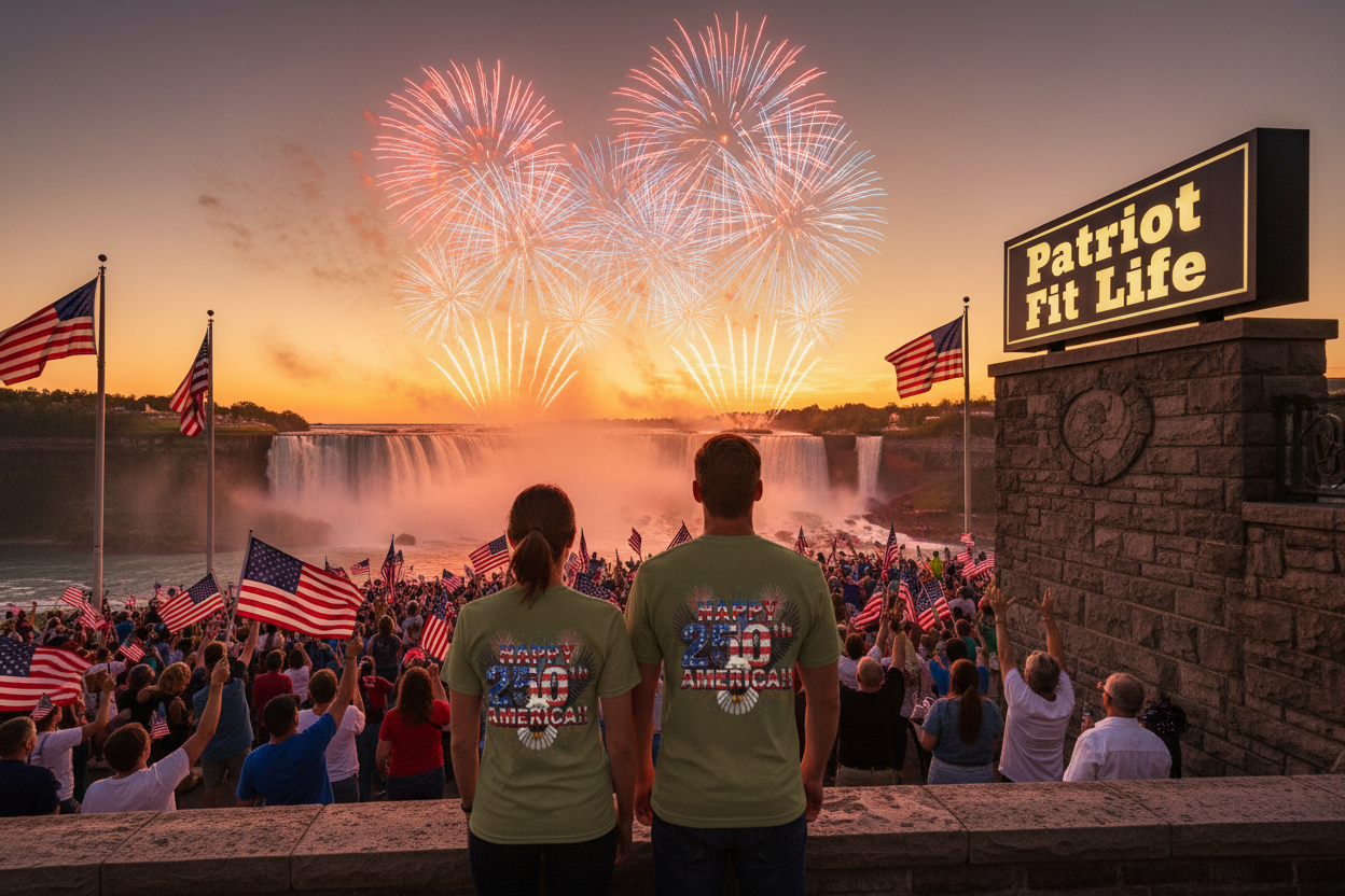 Happy 250th America T-Shirt | Patriotic Eagle Fireworks Tri-Blend Tee | July 4th 2026
